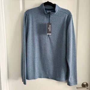 *NWT* Rhone Commuter 1/4 Zip in Stellar Blue Marle